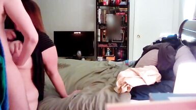 Thick Redhead PAWG gets her dress pulled off, pussy eaten and fucked - 3 image