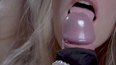 I just love to make him cum. MILF teasing cock until explosion. - 14 image