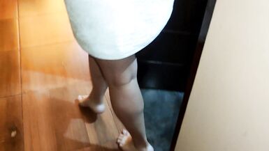 I spy on my sister-in-law in the shower and discover her masturbating (1) - 15 image