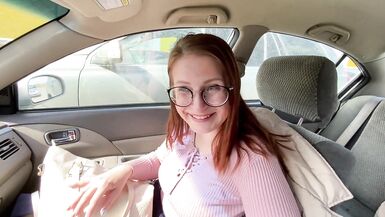 Risky Public Testing SEX Toy in the Store and Cum in Mouth in Public Toilet - 12 image