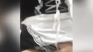 Horny asian wife with maid outfit fuck hard (creampie overload) - 2 image