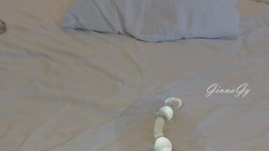 I wanted to show you my cunnilingus erogenous points, but I got so excited that took dildo and brought myself to squirt - 15 image