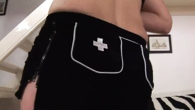 Blonde milf gets her pussy spread by her friend's arm and - 3 image