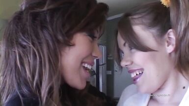 Ava Devine and Gia Paloma are whores sharing a big cock - 2 image