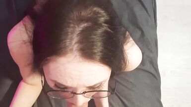 Beautiful stepmother romantic takes in the mouth penis lewd step-brother. - 9 image