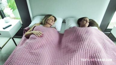 Cory Chase and Melanie Hicks in Napping Milfs Touching and Fucked - 2 image