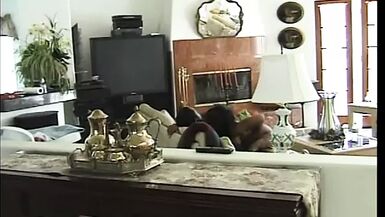 Black girl with fantastic breasts gets her pussy licked and stuffed with cock - 1 image