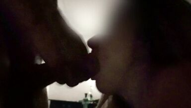 My hot wife in 7+1 real amateur gangbang - 9 image