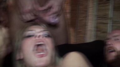 Venus and Savannah are both entitled to their gangbang - 15 image
