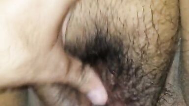 BBW gets butt plug in ass and pussy fucked