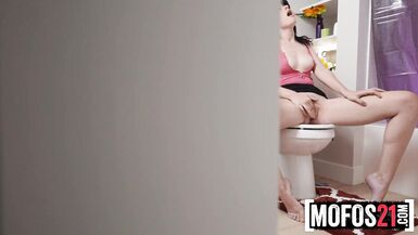 Spying On a Hot Milf Masturbating In My Bathroom - MOFOS21 - 6 image