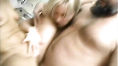 Grandpa's old cock fucks teen's tight pussy - 8 image