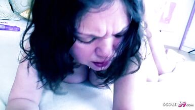 Slim Mature seduce Curvy MILF next door to Strapon Lesbian Sex