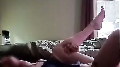 OMG!  I cant believe how many times the neighbors redhead wife cums and squirts! - 3 image