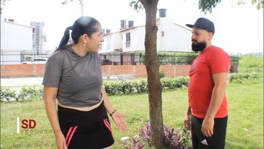 my stepsister loves to bring a man into the house- porn in Spanish - 1 image