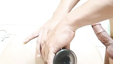 Asiática pinay esposa listo para trío doble penetración anal dvp - 6 image