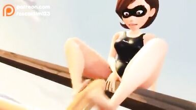 a elastigirl é fodida uma e outra vez - 11 image