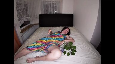 Hot Wife Found a Dildo in a Flower Bouquet - 1 image