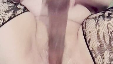 Dildo show for my boss close up on my wet hole devouring a 9 incher - 13 image