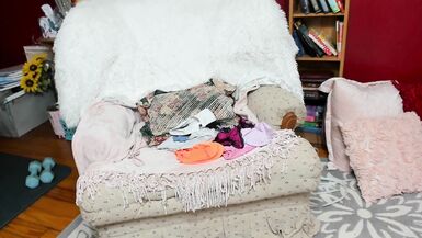 Curvy MILF Rosie: Laundry Thief Bondage, Humiliation - 5 image
