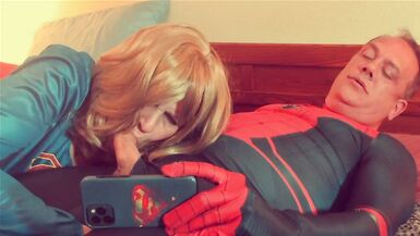 Supergirl fucks Spiderman - 5 image