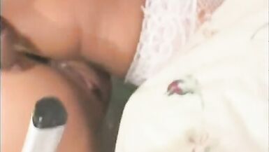 Curvy Asian babe is double penetrated in a gang bang - 11 image