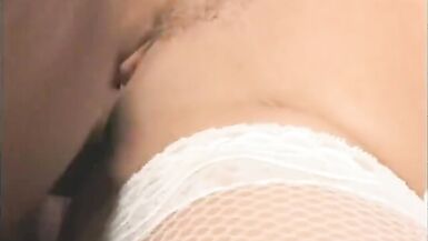 Curvy Asian babe is double penetrated in a gang bang - 5 image