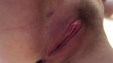 Rubbing,teasing and cum on hairy pussy compilation - 2 image
