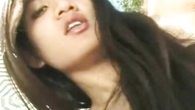 Asian By The Pool Wet Handjob Moment For Couple