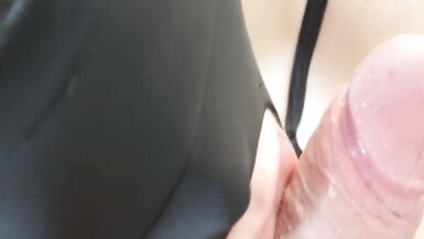 Britische Amateur Paar Pov Slow Close up Blowjob von heißen Milf, Sperma im Mund und schlucken cum Big cock. - 5 image