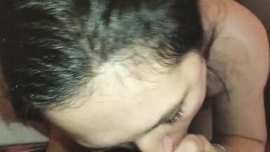 Married MILF Suck for to swallow Cum in Bathroom - 6 image