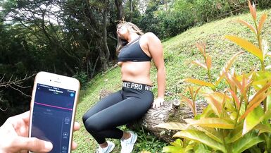 COMPLETE! (LUSH) Hot Milf Wanna Have Fun Walking With Her LUSH Inside And Have A BIGORGASM - 11 image