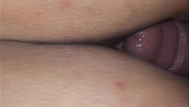 It turns me on to see mom's tits jump while I eat her tight ass