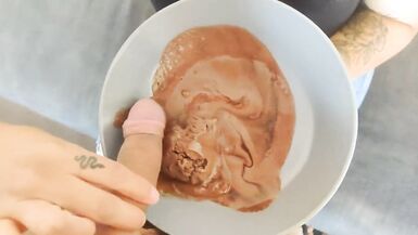 Do you like ice cream? No more than me, I love to eat food with a penis - 2 image