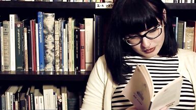 Lesbian girls from the book store