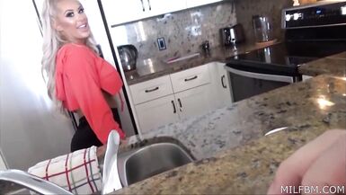 Big tits bae fucks step brother for money - 1 image