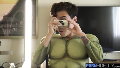 PORNFIDELITY Big Dick Virgin Fan Fucks Super Girl in the Ass - 3 image
