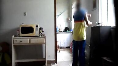 Sex with Delivery Boy and Squirting on Camera - 13 image