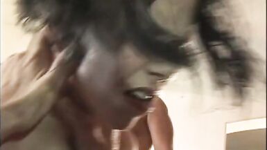 Brunette with small tits Gets Anally Fucked And DP'd By Two Friends - 8 image