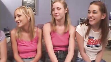 Step Mommy shows her daughter how to properly suck cock - 5 image