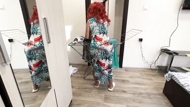 A long dress can be lifted up and a dick inserted into a mature anal - 2 image