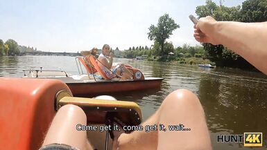 HUNT4K. Fragile girl happily makes it with stranger to spite husband - 5 image