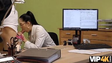 VIP4K. MILF is drilled by creditor because money costs pussy penetration - 1 image