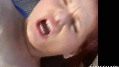 btich fucked bareback anal buy xxl black cock and all the cum in the mouth swallow  so hot