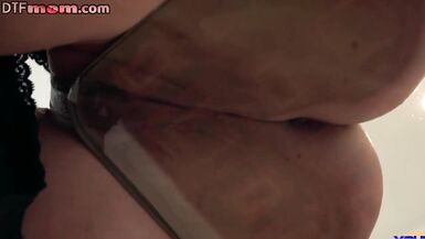 Busty MILF pussyfucked by BWC dude and mouth jizzed - 5 image