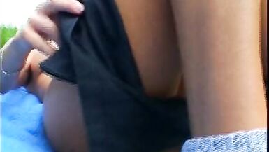 Outdoor Dildo Spass mit deutscher Webcamtante - 9 image