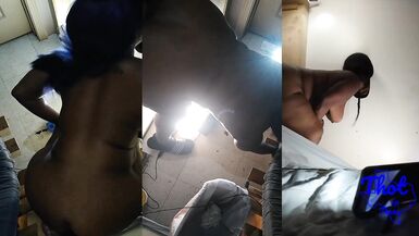 Thot in Texas - African American Slut Wife Fucking Strangers At Gloryhole - 4 image