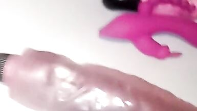 My stepmother caught with the dildo and fucked right away - 3 image