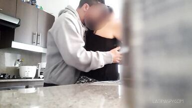 Big breast milf maid lets guy grab her huge natural boobs - 12 image