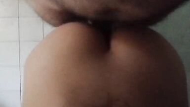 Please I need more semen in my ass (Sex in the bathroom) - 10 image